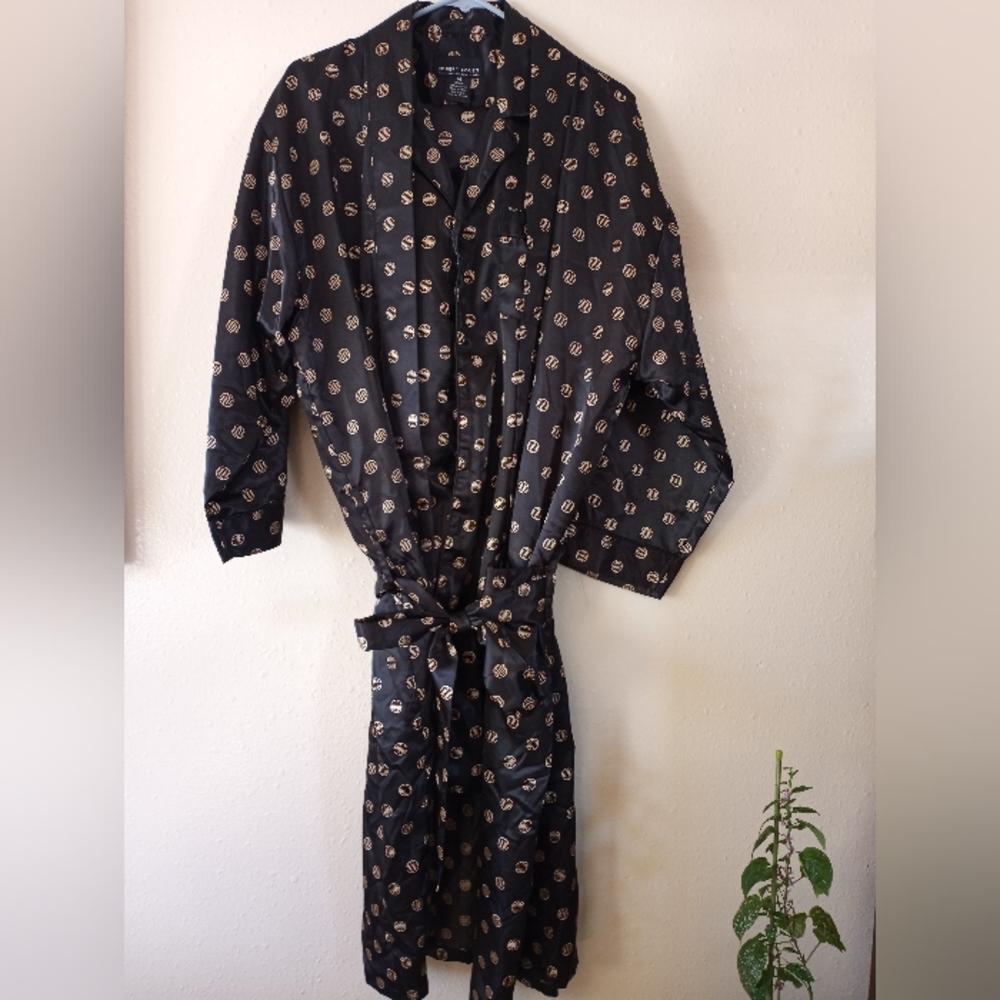 Robert Louis Mens 3 Piece Silk Blended Pajama Set